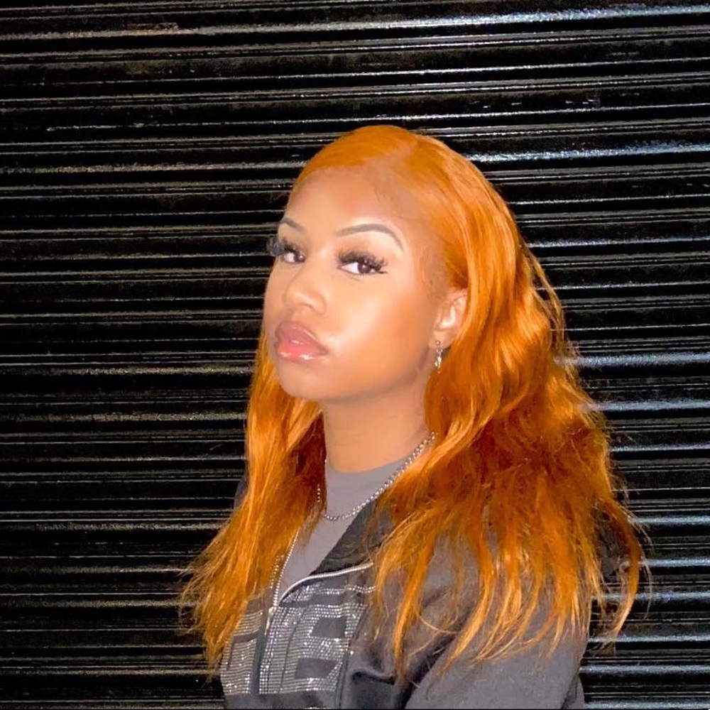 Ginger 16” lace frontal side part body wave